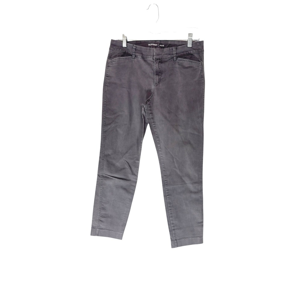 Old Navy Gray Business Career Office Straight Leg Pixie Dress Pants Size‎ 6
